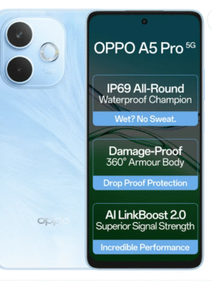 OPPO A5 Pro 5G (Feather Blue, 128 GB)  (8 GB RAM)